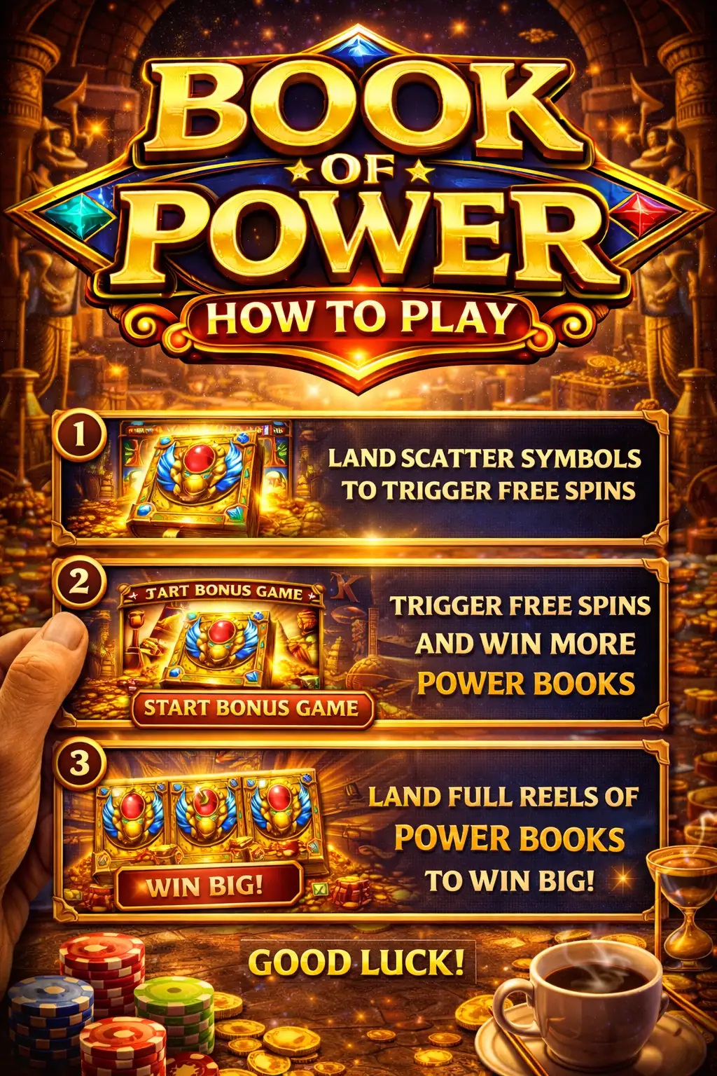 Where to Play Book of Power Game in the UK